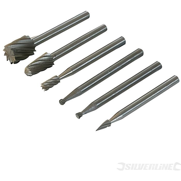 Silverline 6 Fraises HSS 457038 - vue 4