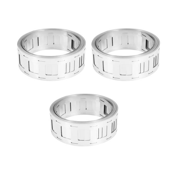 Plaque Nickel Bande Ruban, 0.15 * 8MM Acier Nickelé Bande Plaque Ruban