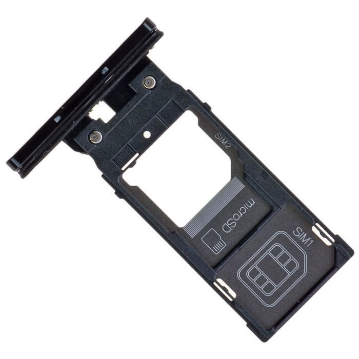 Tiroir Carte SIM Double Pour Sony Xperia 10 IV - Noir - Neuf Universel (vérifier Compatibilité)