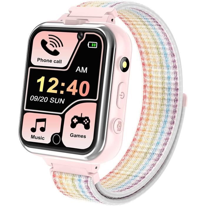 PTHTECHUS MONTRE INTELLIGENTE Enfants Téléphone, écran Tactile Fonction