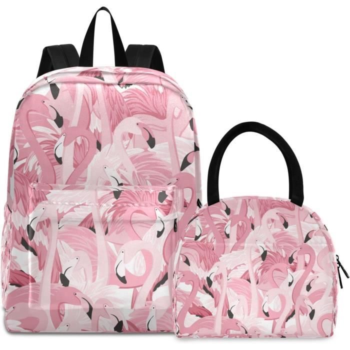 HELLHERO Sac à Dos Scolaire 3-en-1 Avec Lunch Bag Et Trousse - Motif Loup