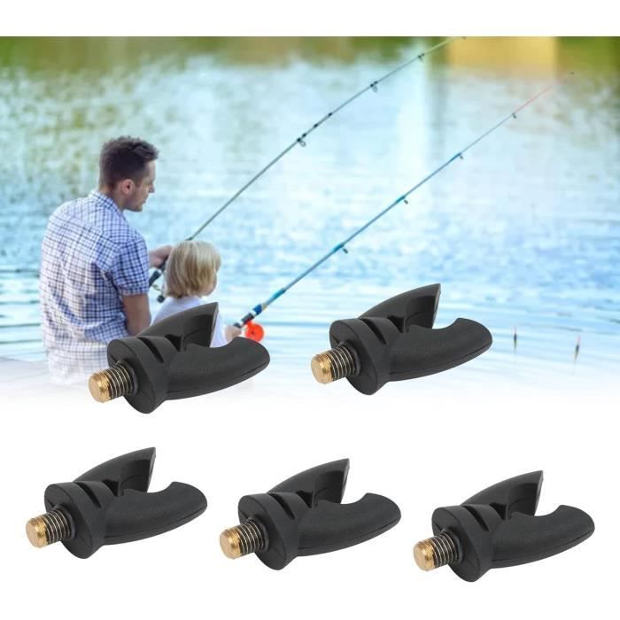 Lot De 2 Supports De Canne à Pêche Fluorescents - Gel De Silice Et Caoutchouc - Filetage M3/8 - Pour Pêche à La Carpe (Vert, Taille S)
