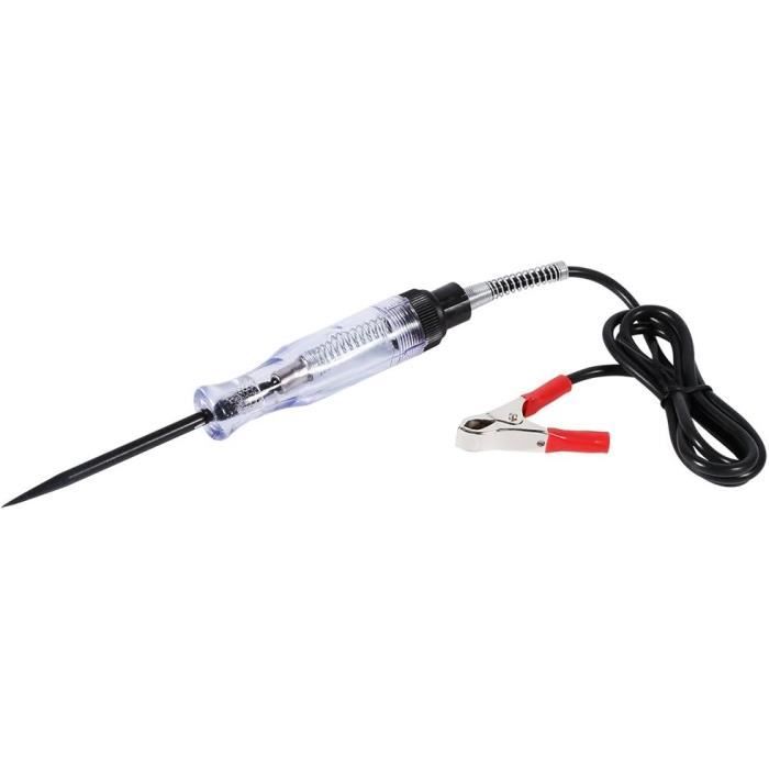 Testeur électrique Lampe Témoin 6V/12V/24V - Pour Vérifier Fusibles Et Circuits Auto/moto