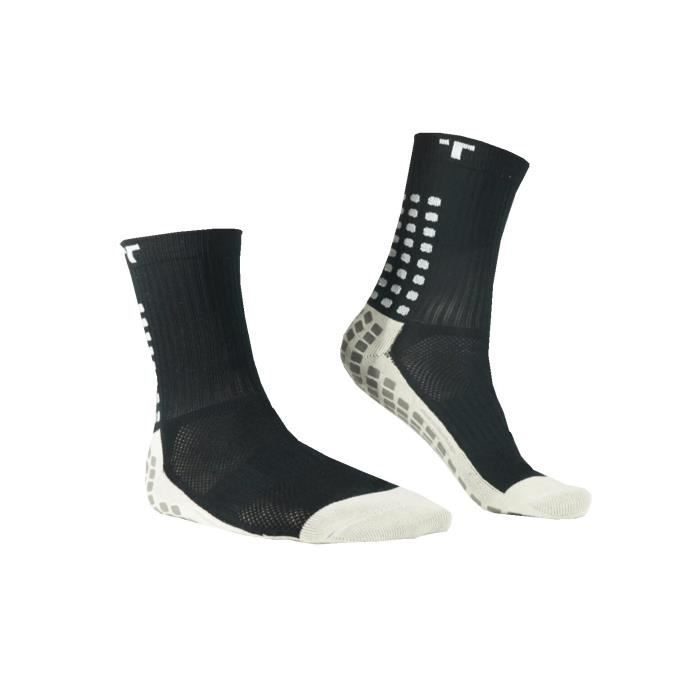 Chaussettes antidérapantes - TRUsox - 3.0 - Mi-mollet - Noir - Taille 34 5/38 5