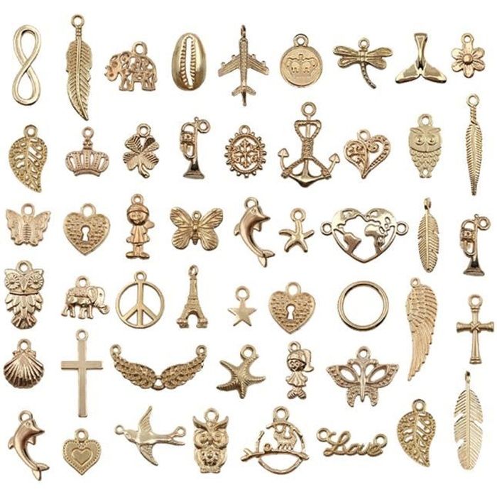 HOOTNEE 20 Pendentifs Scarabée Antique – Breloques DIY En Alliage Pour Colliers, Bracelets, Décoration Vintage