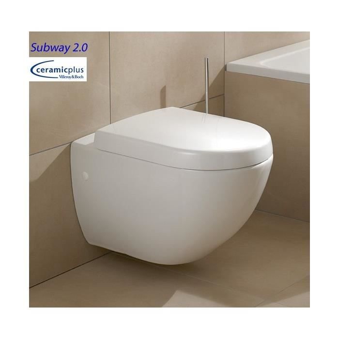 Changer Cuvette Wc Suspendu Ensemble Cuvette Wc Suspendu Villeroy Et Boch Subway 2 0 Ceramic