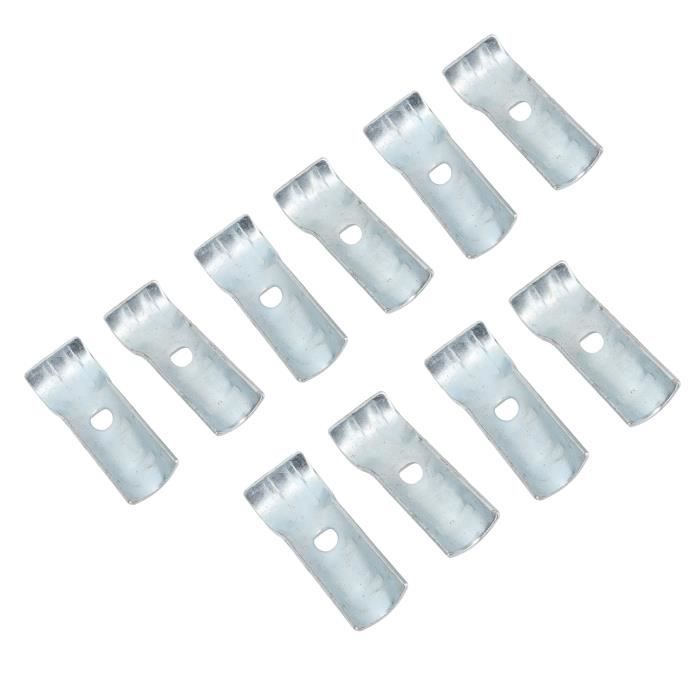 QWORK® 4 Pièces Collier Echappement, T-Bolt Collier De Serrage INOX Pour Systèmes D'Échappement Automobiles/Famille Tuyau D'eau/Réservoir De Gaz