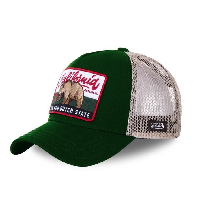 Casquette trucker verte Clearance
