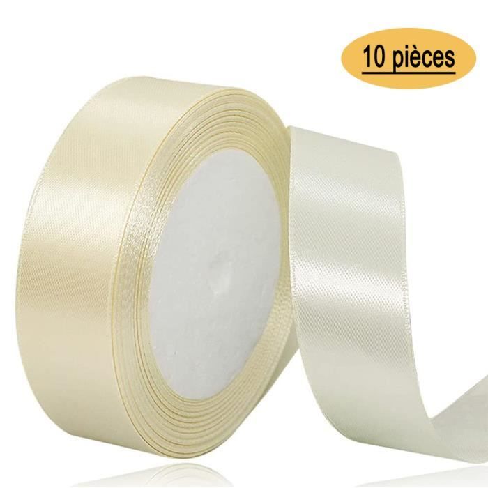 1 Rouleau De Ruban En Polyester De 1cm De Largeur Avec Décoration De Nœud Papill