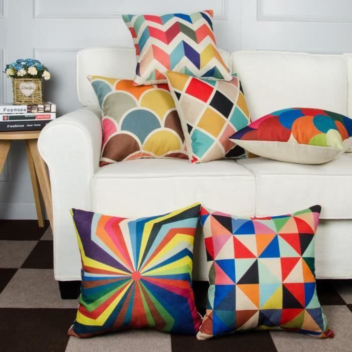 Top Taie d'oreiller Minky 40x40 14 Couleurs Coussin Housse Coussin Zierkissen 10 Dimensions