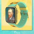 Bracelet pour smartwatch Van Gogh - Sous licence officielle - MobyFox - Blanc - Conçu pour Smartwatch-1