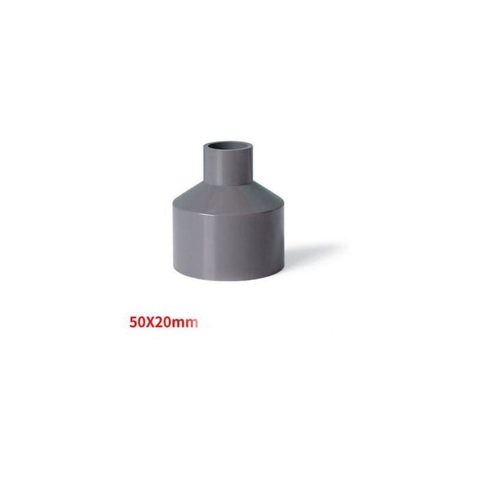 Raccord de tuyau en PVC réducteur 50 mm x 20 mm, raccord moyeu à moyeu ...