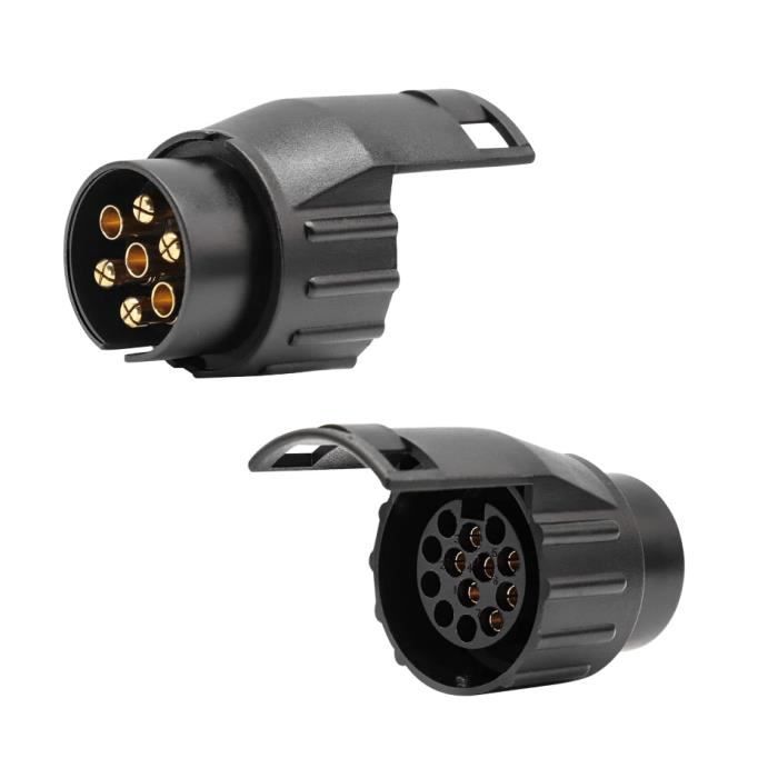 7 Vers 13 Et 13 Vers 7 Broches Adaptateur De Remorque De Prise, 12V