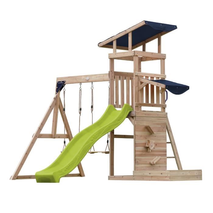 Toboggan 4 En 1 Pour Enfants – 1-5 Ans – Avec Panier De Basket, Balançoire, échelle – 140x118x102 Cm