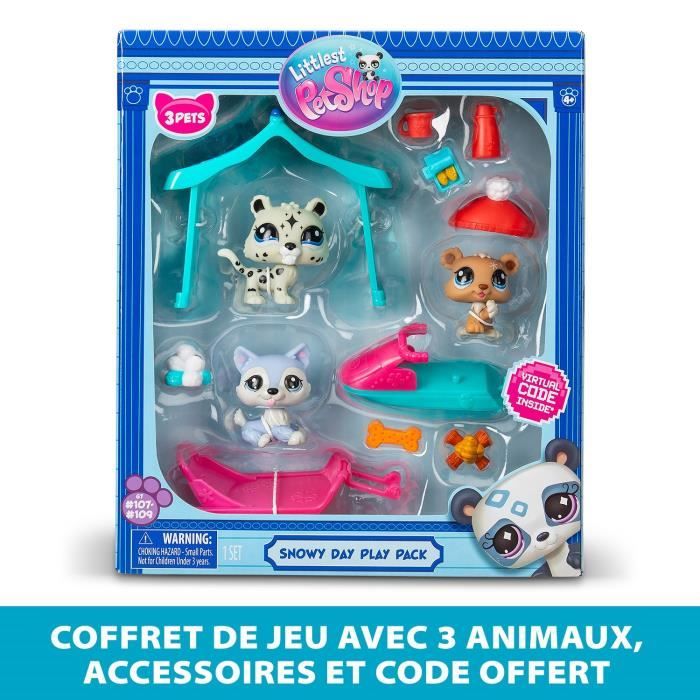 BANDAI - Littlest Pet Shop - Collector Set Theme de la ferme - 5 anima