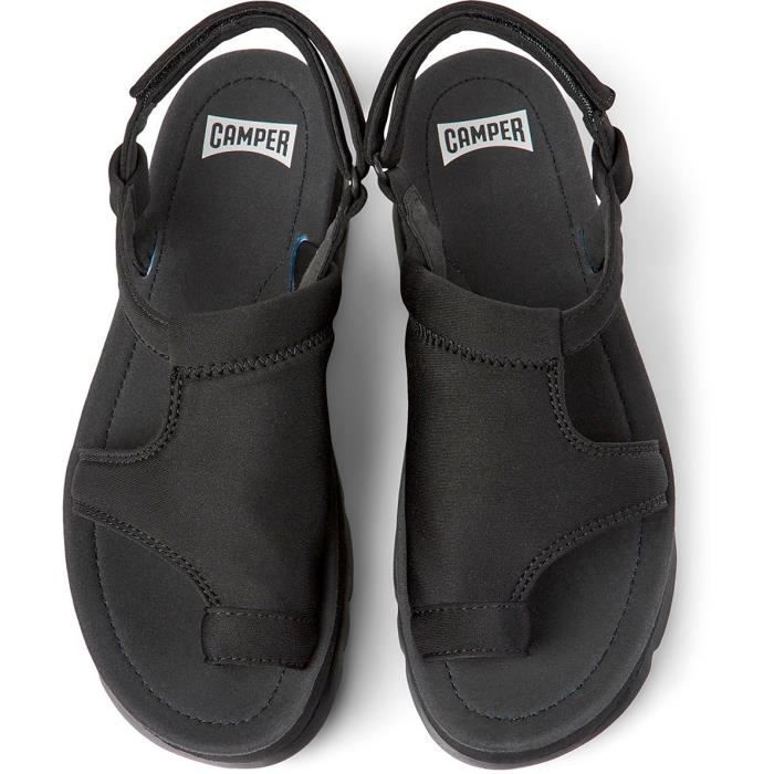 Sandales femme Camper Caterpillar UP K201543 Cuir noir