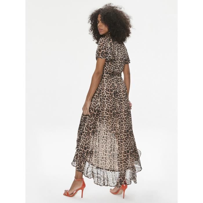 Robe femme Guess New Juna Pool leopard print n Cdiscount Pret a Porter