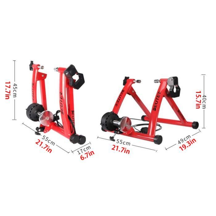 Home trainer Entraineur de velo trainer avec resistance magnetique 26 a 28 pouces reglable Chargeur maison Max 135 kg Cdiscount Sport
