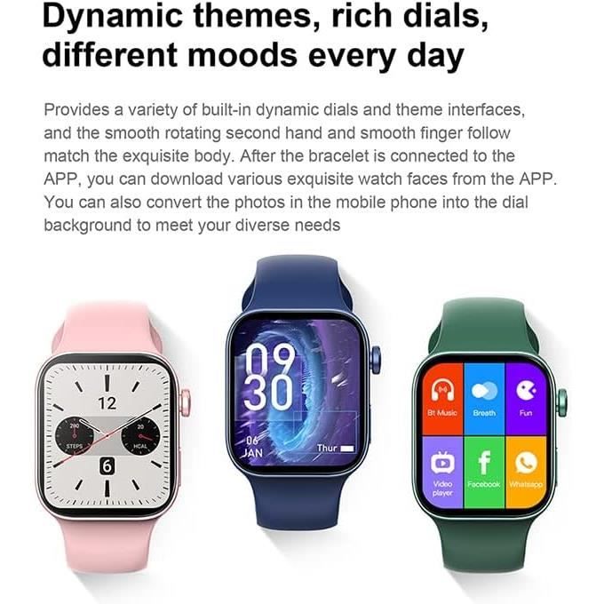 Iwo I8 Pro Max 2022 Montre Intelligente Pour Homme Et Femme Sports
