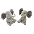 1pc adorable éléphant Plus jouet jouet huggable animal bébé bébé animé peluche jouet pour bébés filles garçons (9 ") parfait-2