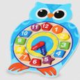 TD® Horloge en grenouille pour enfants montre chiffre grenouille accessoire de jeu ludique apprentissage horaire amusant nouveau-2