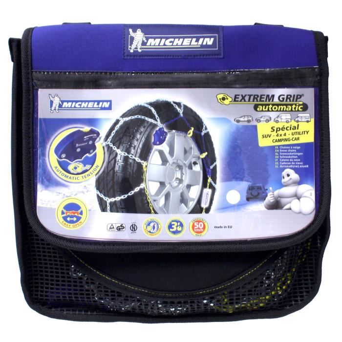 Chaînes neige Michelin Extrem Grip Automatic Slim N°120 - Cdiscount Auto