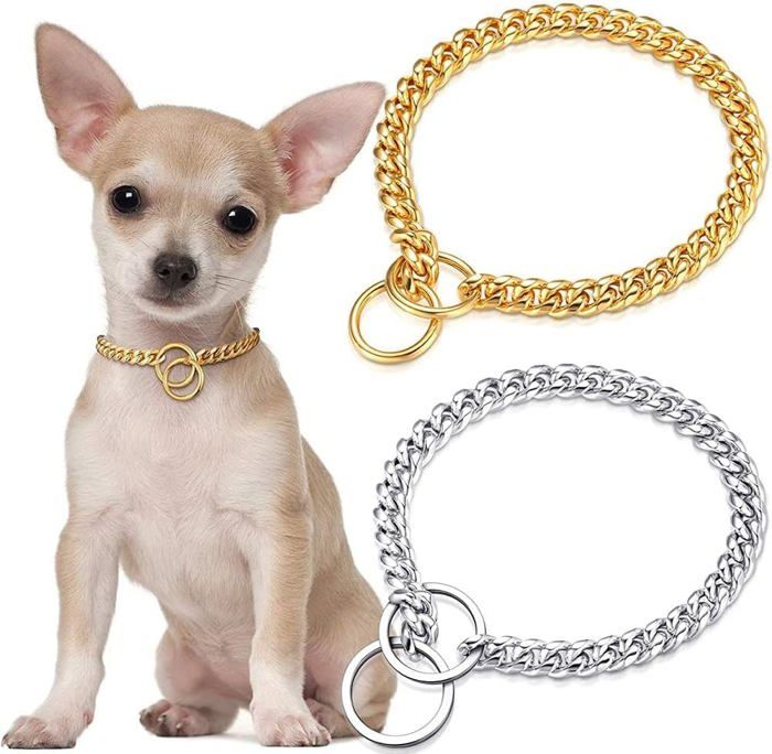 Chaîne Homme Acier Inoxydable - Collier Cubain 10mm - Longueur 50cm - Cadeau Fête Des Pères/anniversaire