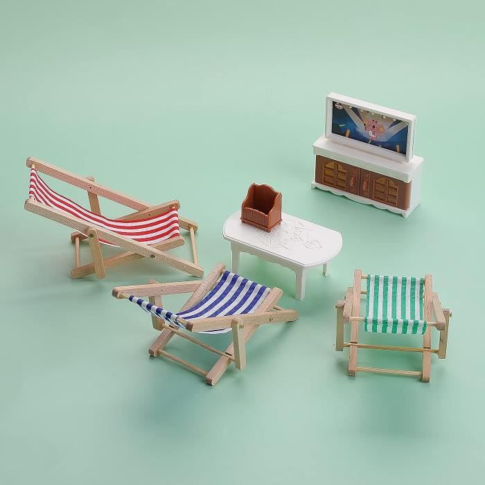 Chaise de Plage Pliable avec Accoudoirs Confort Rouge