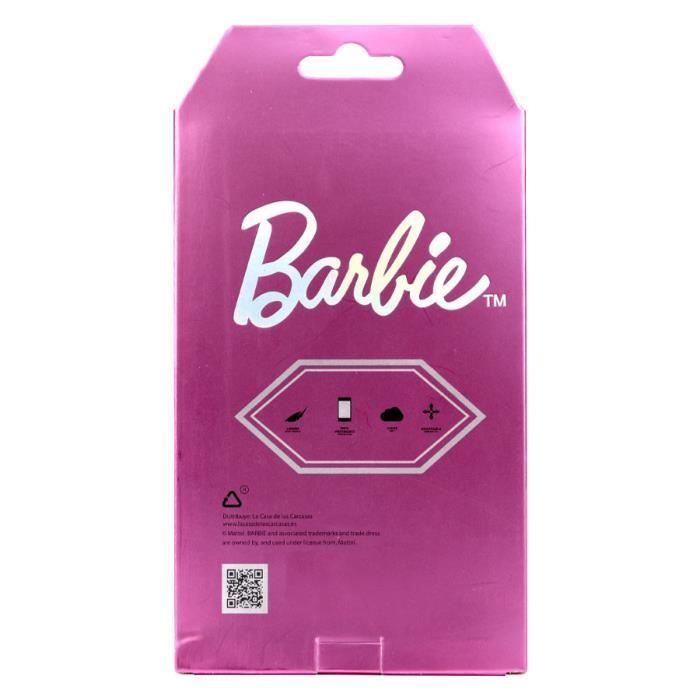 Coque iPhone 15 Plus officielle Mattel Barbie Stickers - Barbie