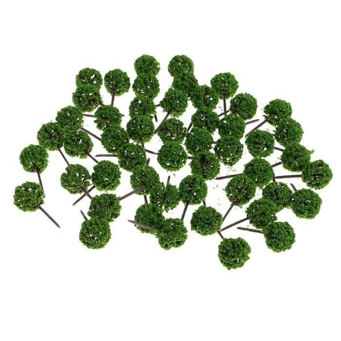 Lot de 20pcs Modèle Cocotier Arbre Palmier Paysage de Modélisme