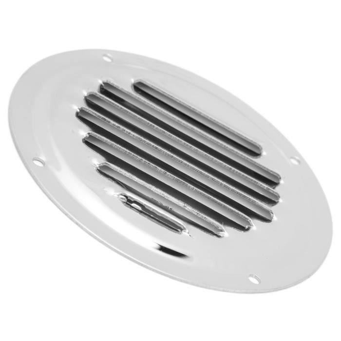 HERCHR Sortie D'Évents En Acier Inoxydable - Couvercle De Ventilation Murale Réglable Rond 125mm - Évent Toit Échappement Maison