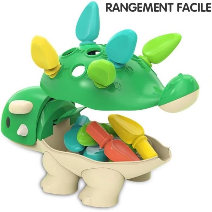 Nuangoo – Jouet Sensoriel Montessori 6 En 1 – Dès 1 An – Mixt, Interrupteur, Tiroir, Bouton, Curseur, Ventilateur – Motricité Fine