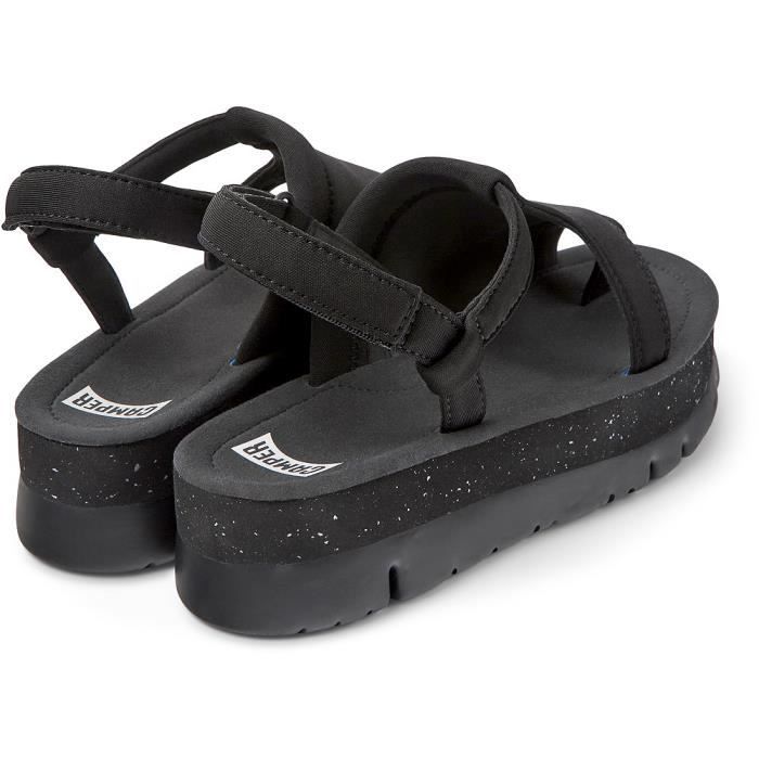 Sandales femme Camper Caterpillar UP K201543 Cuir noir