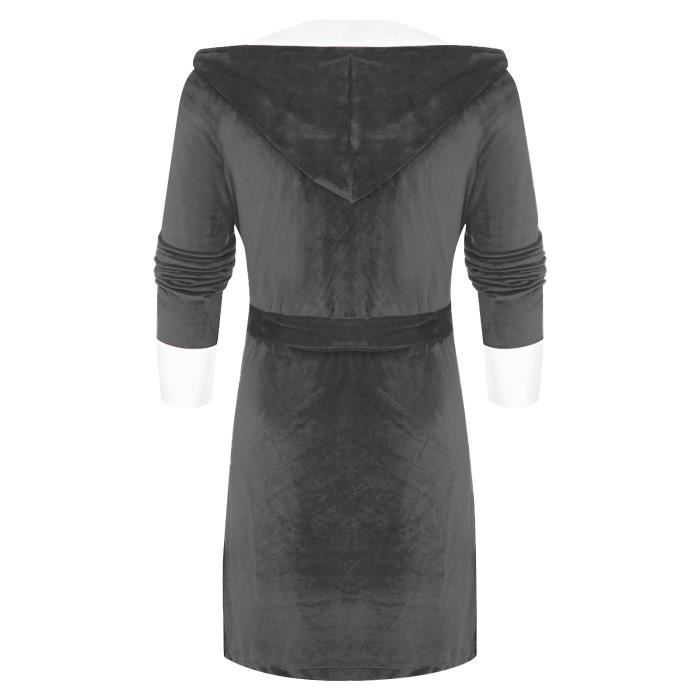 Peignoir de bain noir sales femme