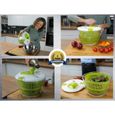 Essoreuse à Salade Grande Taille 5 litres Essoreuse pour Fruits et légumes faciles à préparer Design à séchage Rapide sans BPA-3