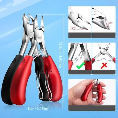 Kit Coupe-ongles Spécial Pieds Parker - Coupe-ongles Et Couteau En Acier Carbone, Neuf