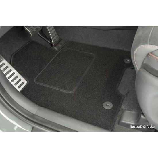 Tapis De Sol Sur Mesure Pour Renault Megane 3 (2008-2016) – 4 Pièces Antidérapantes – Avec Clips De Fixation – Protection Plancher