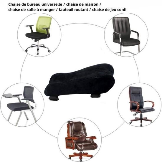 2x Accoudoir De Chaise Coussin De Bras De Chaise