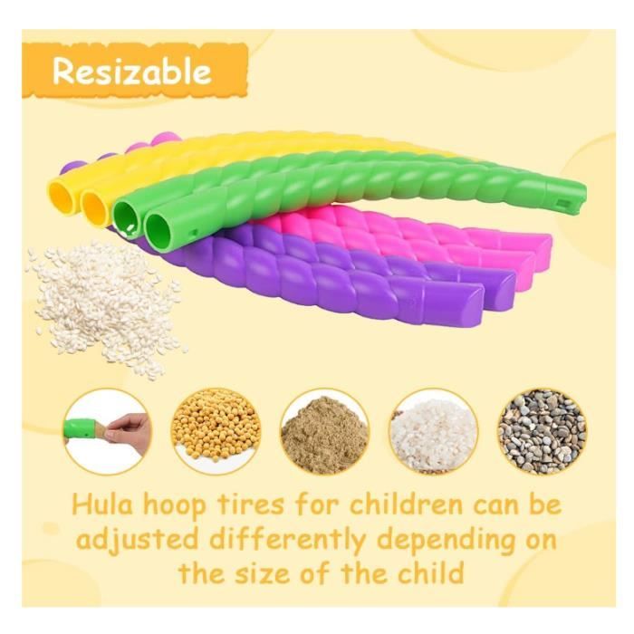 Hula Hoop pour Enfants, Lot de 2 Cerceau Hula Hoop Fitness Amovible  entraînement Sport, Perte Poids Cadeau, Jouet Enfant - Cdiscount Jeux -  Jouets