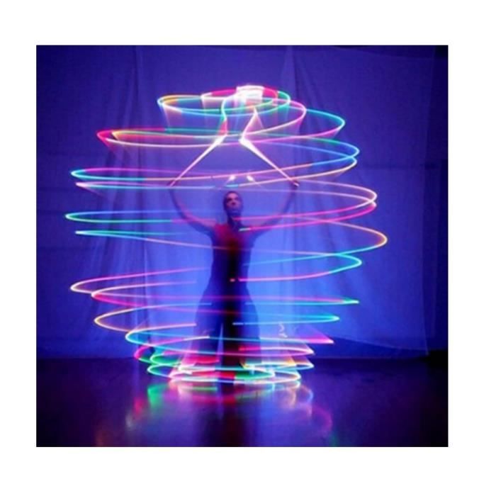 Balles De Jonglage LED SKJJL - Effets Arc-en-Ciel & Stroboscope | Double Boucle Réglable - Danse, Spectacle