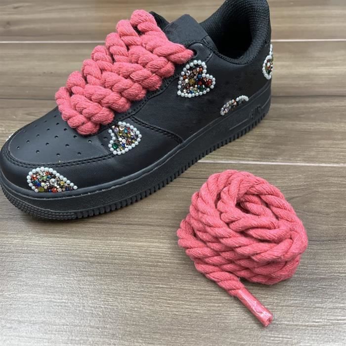 Chaussure lacet corde sale