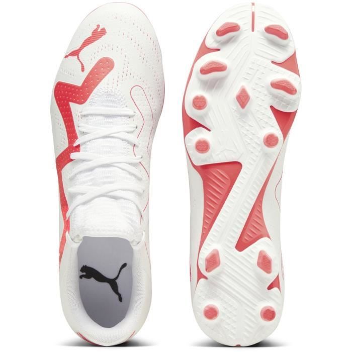 Chaussures de foot PUMA FUTURE PLAY Crampons moul s Homme Blanc
