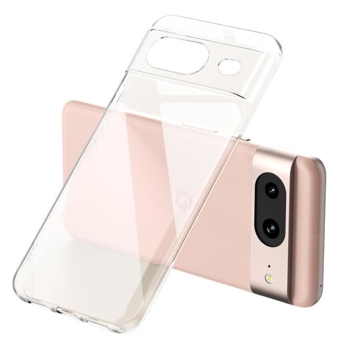 Pack Coque Silicone + Verre Trempé Pour Google Pixel 8a - Little Boutik - Neuf