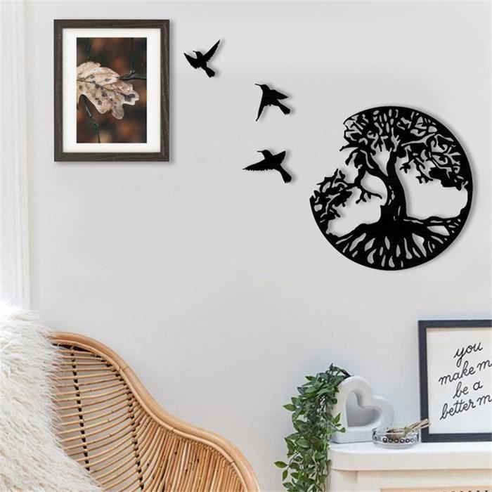 Sculpture Murale Arbre De Vie En Bois – Duke Craft – Grande Taille – Décoration Contemporaine