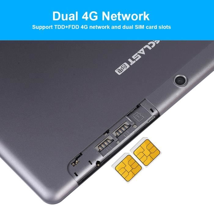 10.1" tablette 10 Core pour Android 4G +3