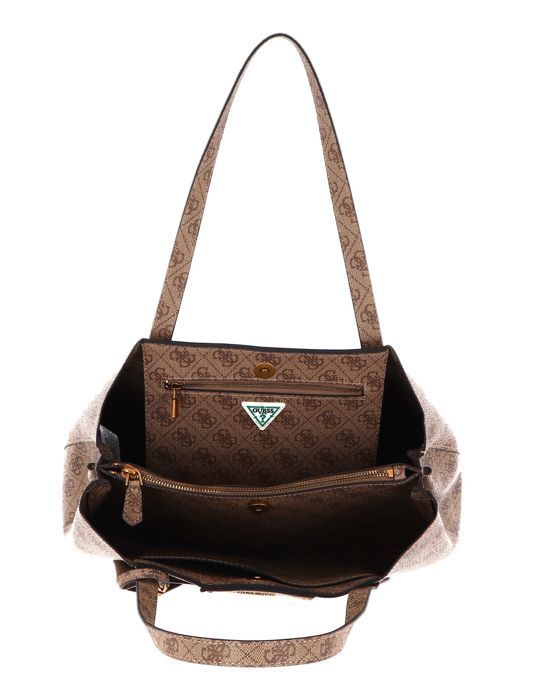 Sac Bandoulière GUESS Brenton Small Girlfriend Bucket - Dark Taupe, Neuf Avec étiquettes