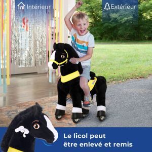 Cheval à Bascule 3 En 1 COSTWAY Train Convertible - Vélo Équilibre Et Planche Pour Enfants 18-72 Mois