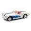 Voiture Americaine Chevrolet Corvette 1957 Blanche 1 43 Achat