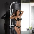 LUXS Système de douche en acier inoxydable de haute qualité avec style simple et modern-0