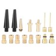 Lot 21 Adaptateurs Valve Vélo – Presta, Schrader, Ballon, Compresseur – Avec Boîte De Rangement